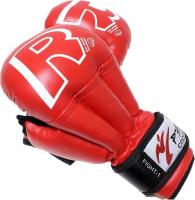 Перчатки для рукопашного боя красные /Рэй спорт С4 FIGHT-1