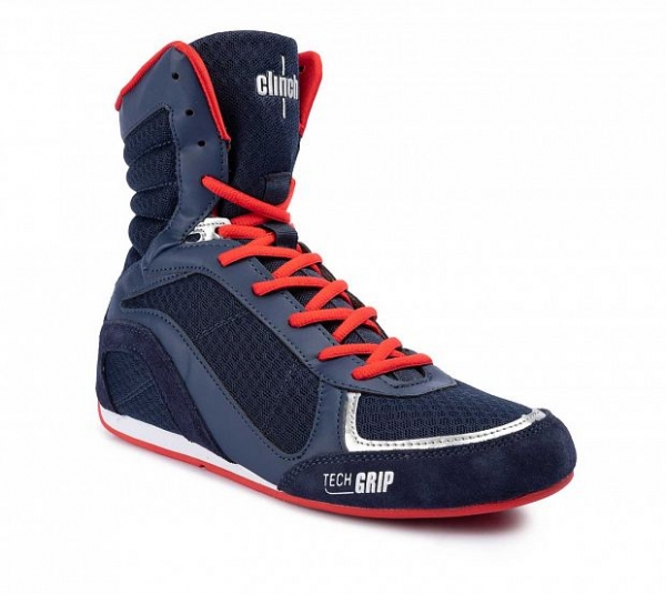 Боксерки Clinch Olimp син-крас C415/Adidas