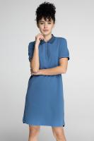 W13410G-AA241 Платье поло женское (голубой/голубой)