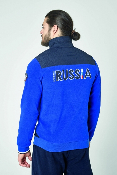 Куртка флисовая мужская (синий/голубой) M06110G-AN192